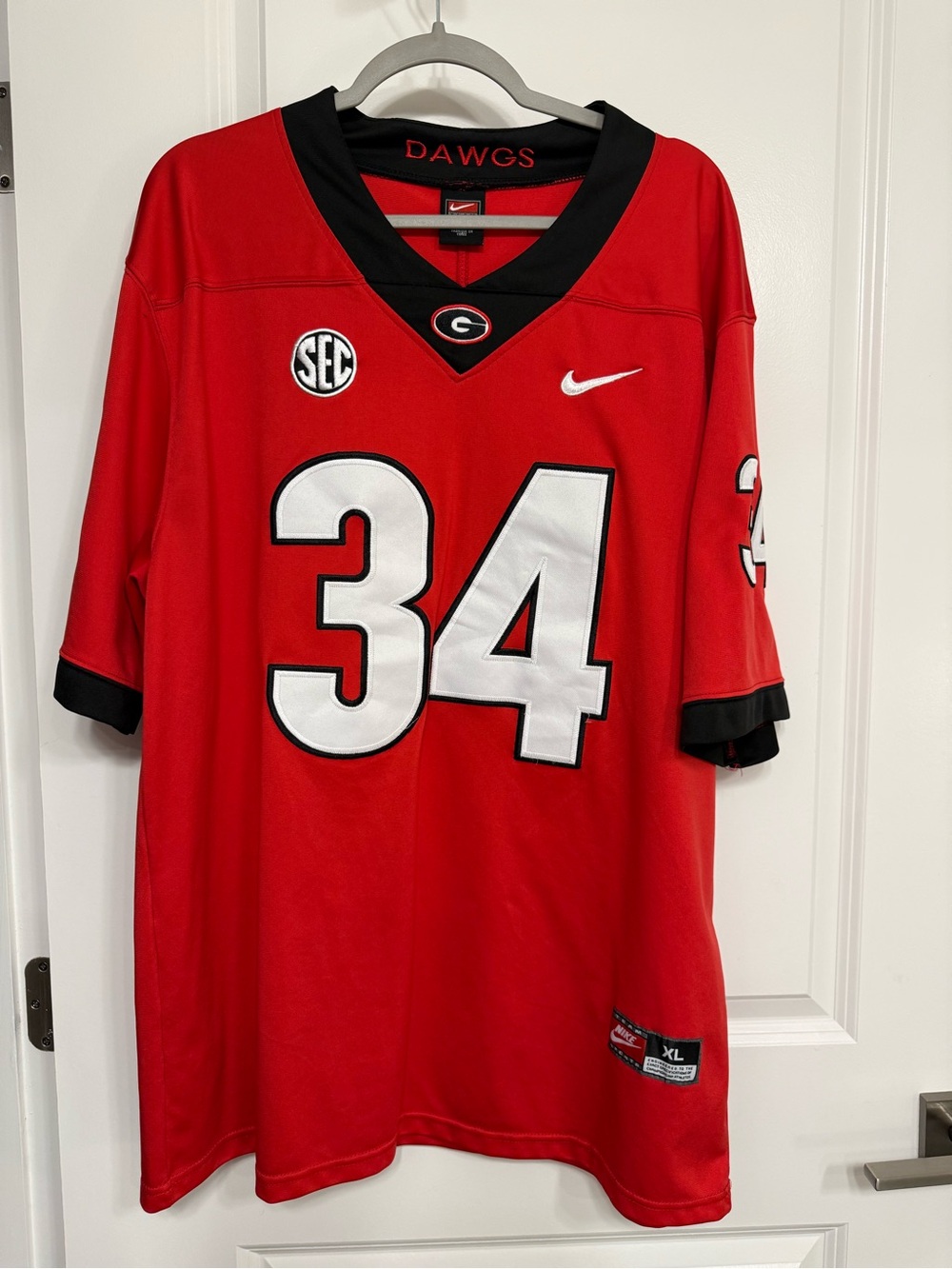 GEORGIA BULLDOGS HERSCHEL WALKER FOOTBALL JERSEY
